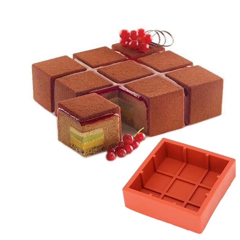 BB&Co - Moule gâteau multi-compartiments en silicone - Caramel par