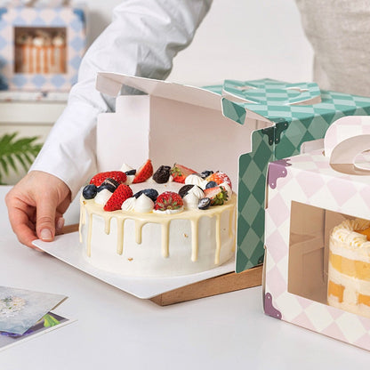 Cake box with window - Pack of 10 units