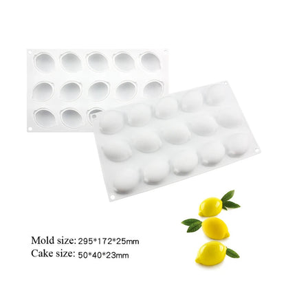 Fruit Silicone Molds - Set x6 | Cake &amp; Dessert