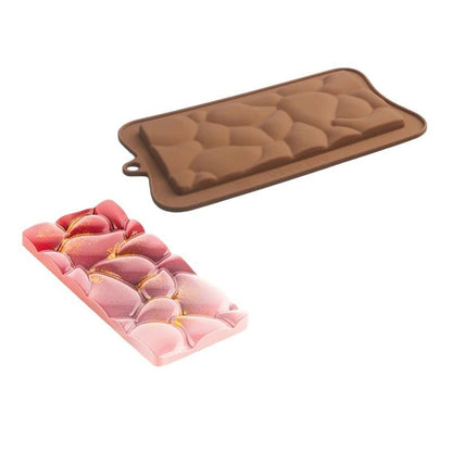 moule tablette chocolat rose