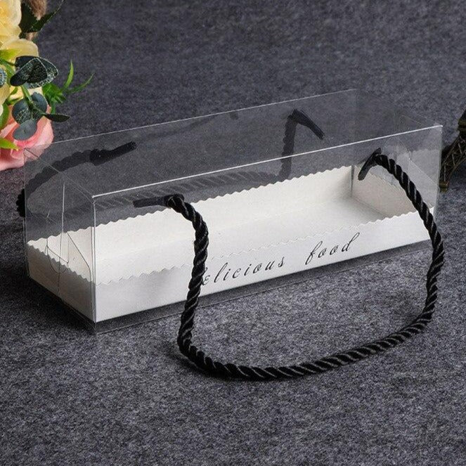 boite buche transparent avec corde noir