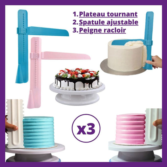 Plateau Tournant pour Patisserie et Chocolaterie  Cook First – tagged  racloir – COOK FIRST®