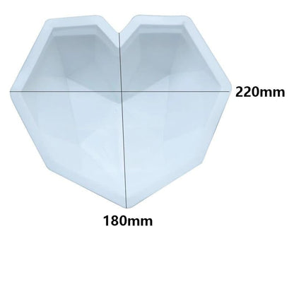 dimensions moule silicone coeur