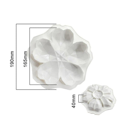 dimensions moule silicone fleur 3D