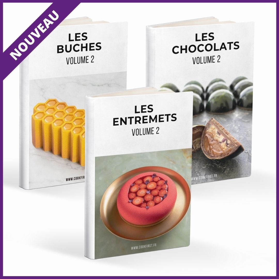 3 Livres de Recettes au Choix - Pâtisserie pour Moules (Cédric Grolet, Cyril Lignac, Pierre Hermé...)