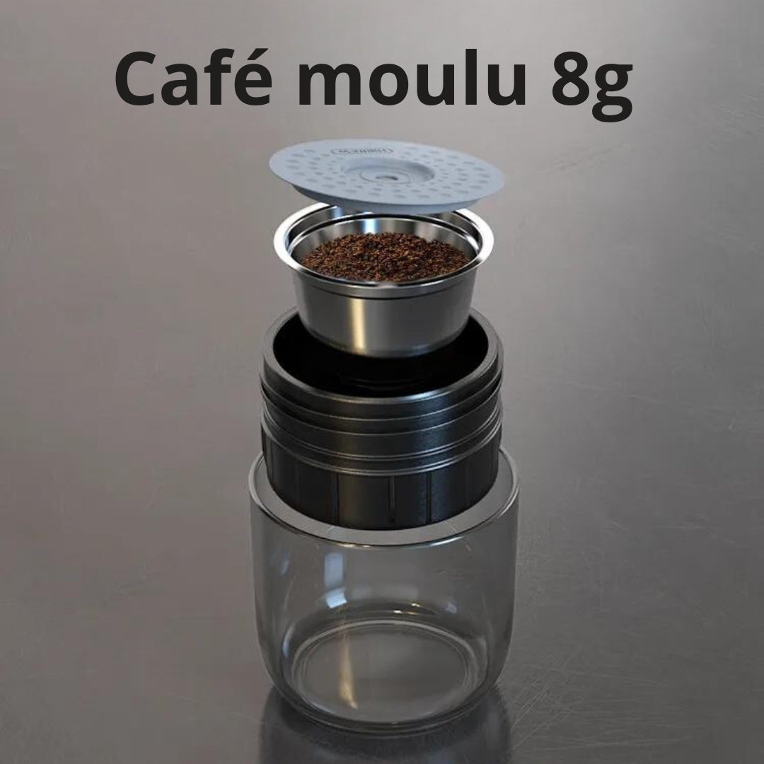 machine expresso portable cafe poudre