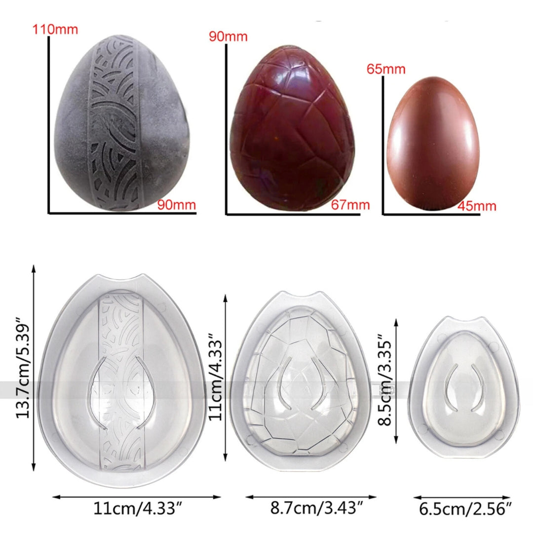 Moule Polycarbonate Oeuf x6