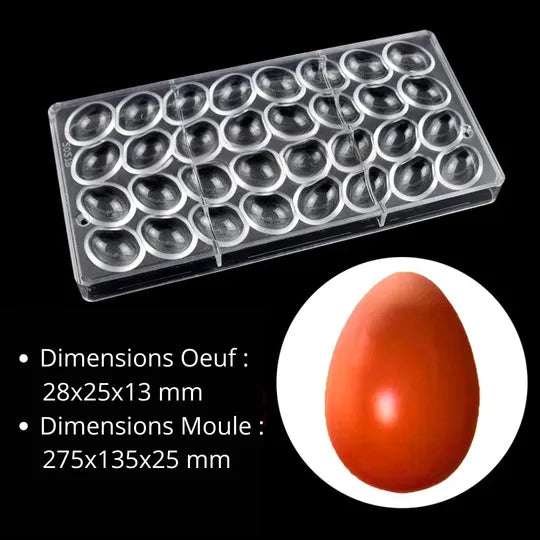 Moule Polycarbonate Oeufs Lisses