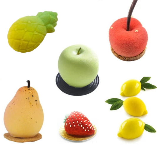 Moules Silicone Fruits - Lot x6