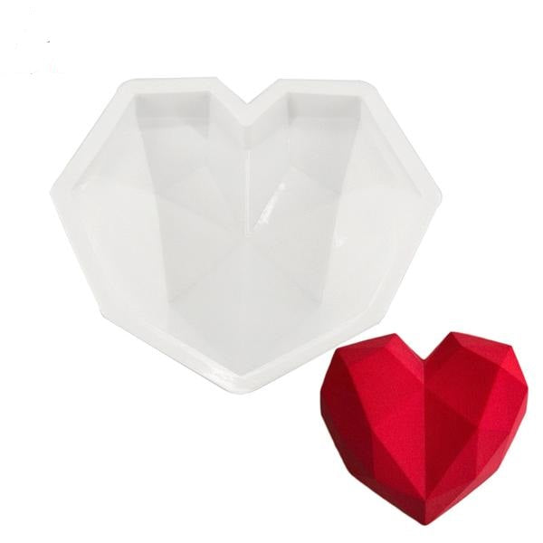 Moule Silicone Origami Heart