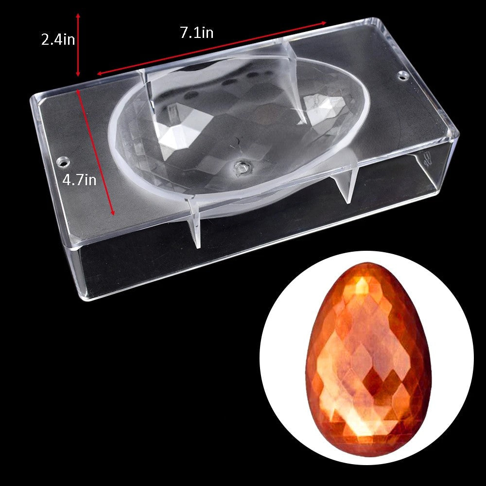 Moule Polycarbonate Oeuf XL diamant