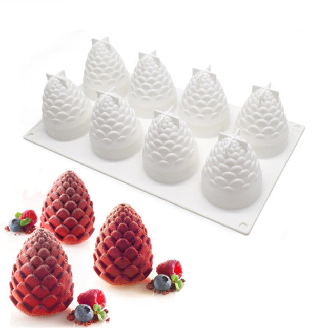 MOULE SILICONE FRUIT ROUGE