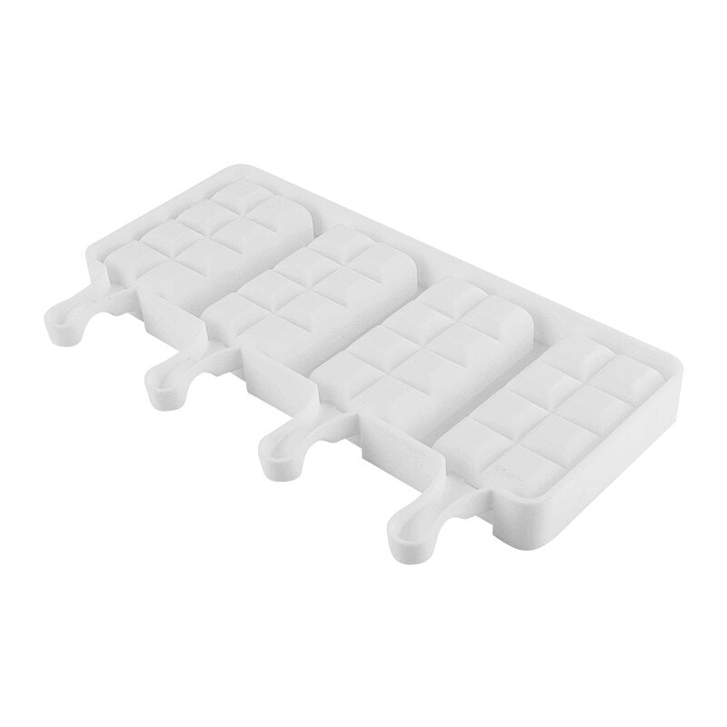 Tabletten-Eisform mit Stäbchen