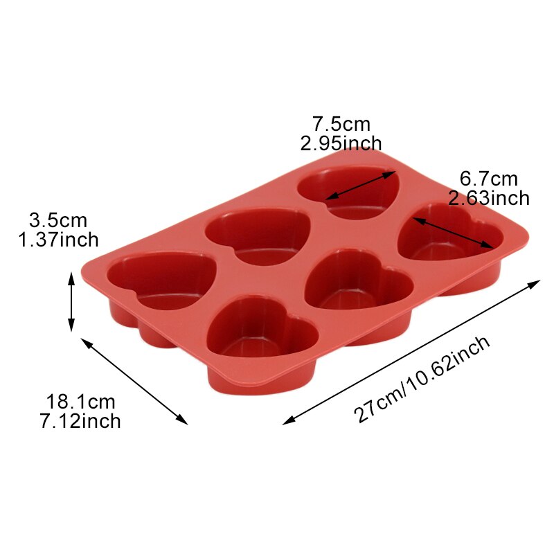 Hearts Silicone Mold | Pastry and Kitchen