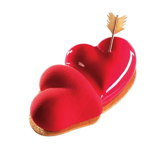 Moule à Gâteau 3D Coeur - Moule Coeur bombé en silicone