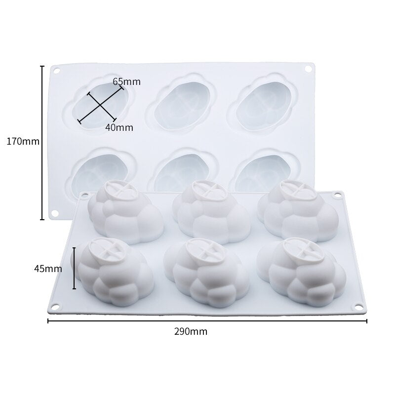 Little Cloud Silicone Mold | Pastry and Kitchen