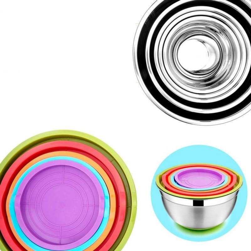 Set of 5 stainless steel bowls | Pastry and Kitchen