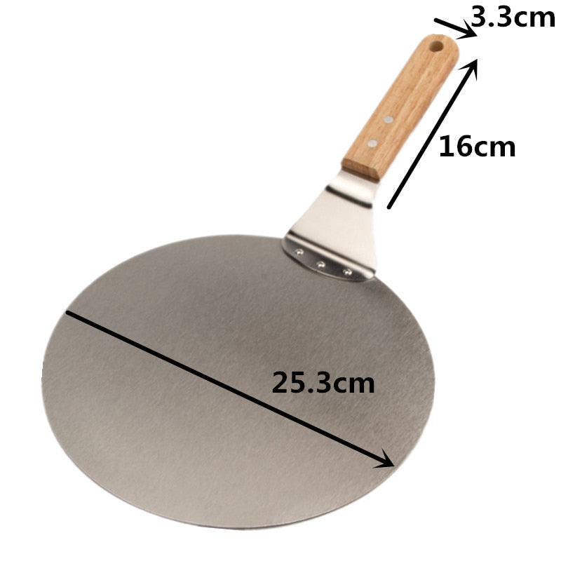 Stainless Steel Round Shovel 25cm | Pastry and Kitchen