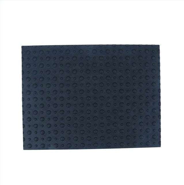 tapis silicone noir buche noel
